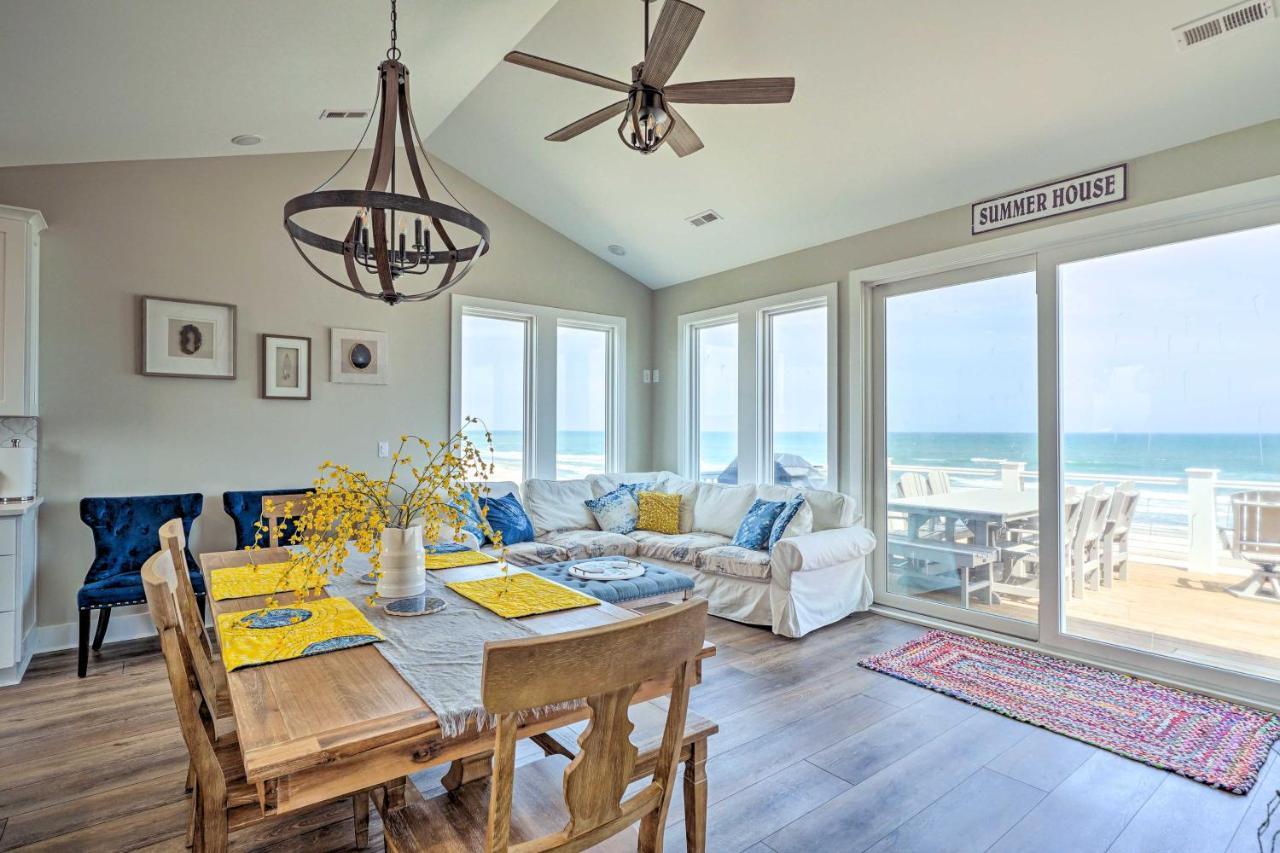 Beachfront Oasis With 2 Large Decks, Bbq And Views! Topsail Beach Buitenkant foto