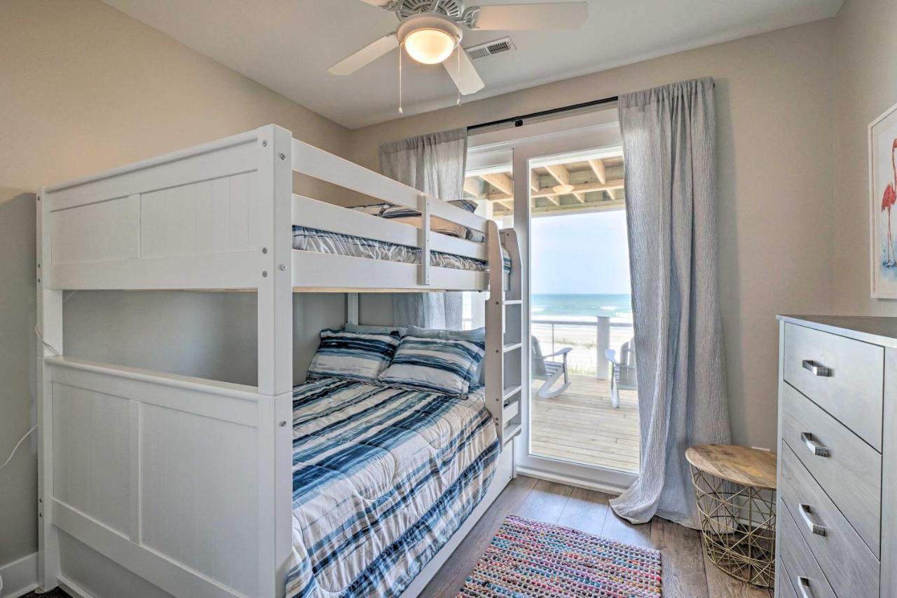 Beachfront Oasis With 2 Large Decks, Bbq And Views! Topsail Beach Buitenkant foto
